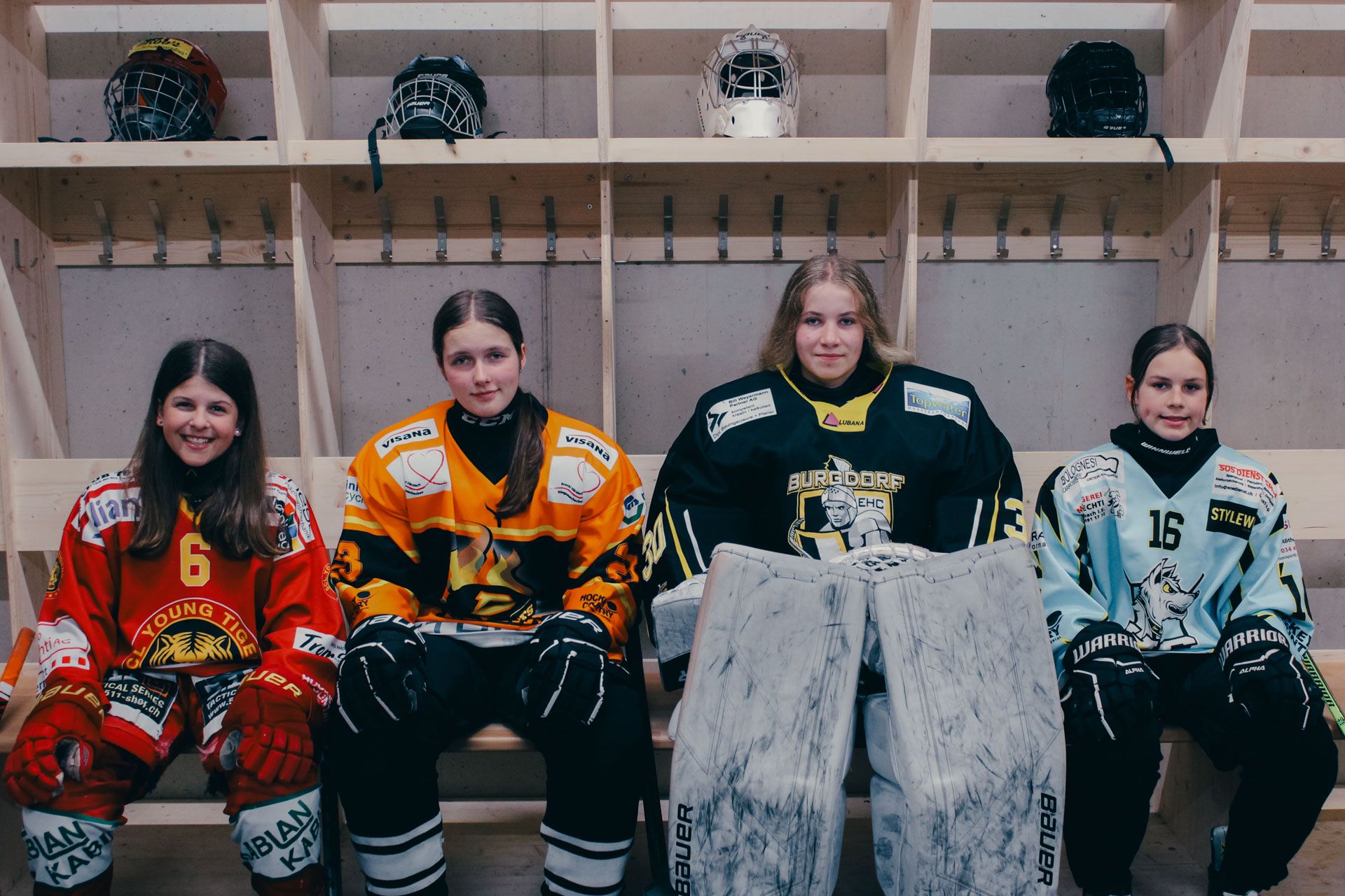 Spielerinnen der Hockey Country Girls